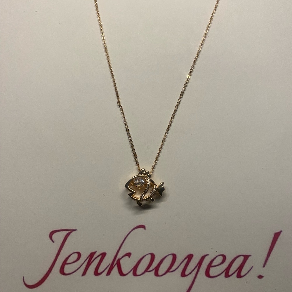 Rose Gold Pendant Necklace